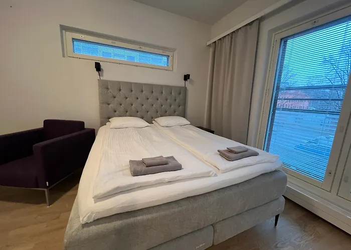 Saunallinen Keskustayksioe Ja Ilmainen Yksityinen Parkkipaikka Turku